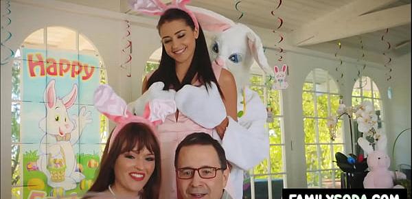  Uncle dressed as Bunny fucks Niece